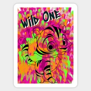 Wild One Sticker